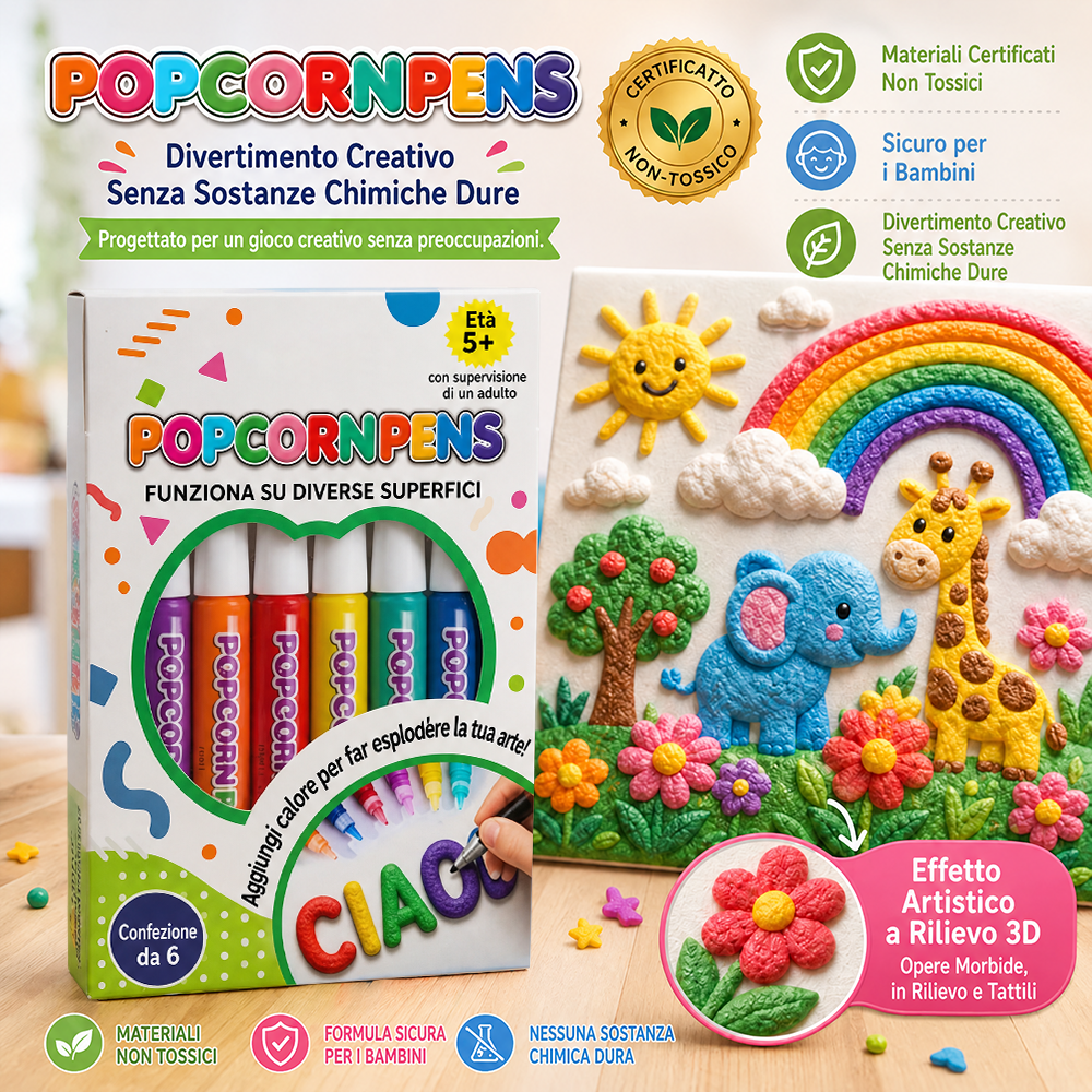 Risparmia il 50% ordinando oggi丨Penna Artistica 3D in Rilievo IEY® – Trasforma i disegni piatti in opere 3D da toccare✨