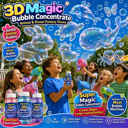 Nuvopaw® Super 3D Magic Bubble Concentrate —— Animal & Ocean Fantasy Theme