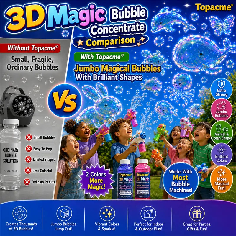 Nuvopaw® Super 3D Magic Bubble Concentrate —— Animal & Ocean Fantasy Theme