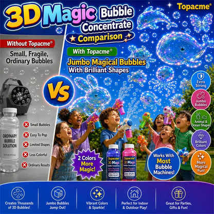 Nuvopaw® Super 3D Magic Bubble Concentrate —— Animal & Ocean Fantasy Theme