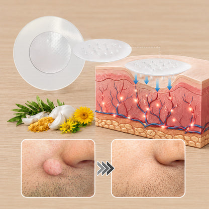 ✨Nuvopaw®2-in-1 Microneedle & Hydrocolloid Patch🍀| Removes Raised Moles, Acne, Flat Warts & Skin Tags | Helps Improve Wrinkles, Scars & Blemishes | Invisible Patches for Face & Body