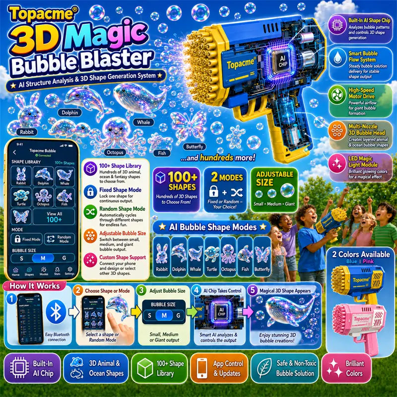 Nuvopaw® Super 3D Magic Bubble Concentrate —— Animal & Ocean Fantasy Theme